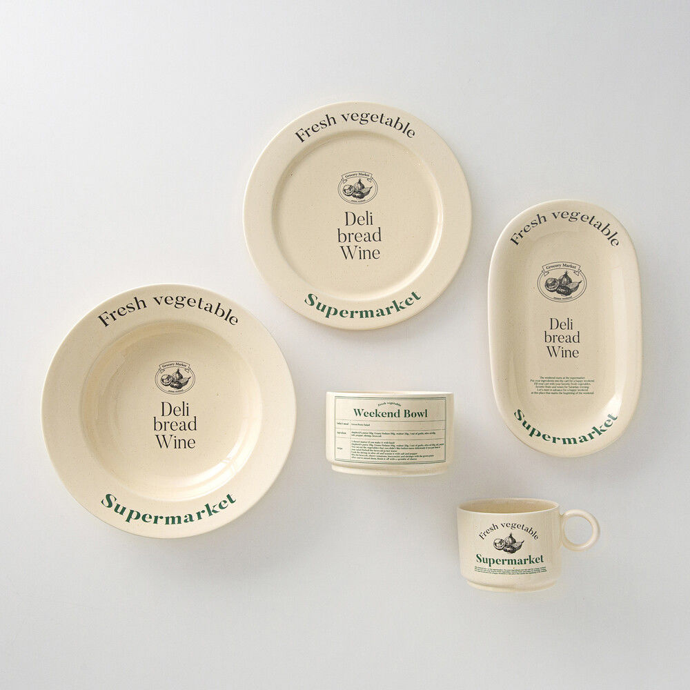 Supermarket Ceramic Tableware Collection