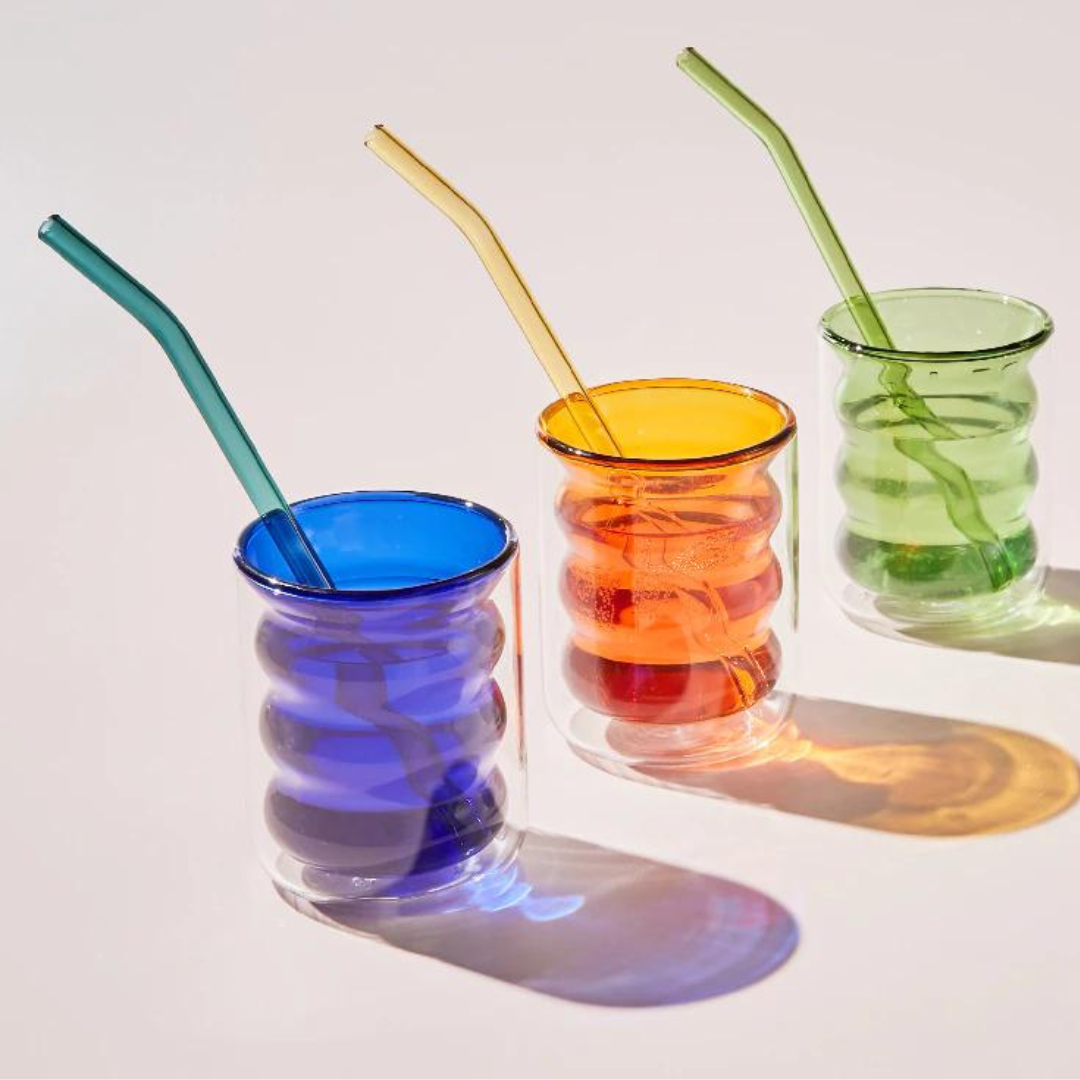 Colored Bubble Double Wall Cup