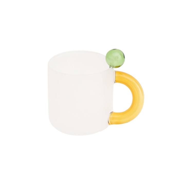 Frosted Candy Handle Mug