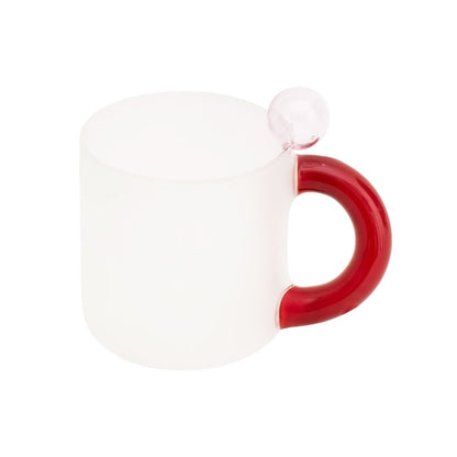 Frosted Candy Handle Mug