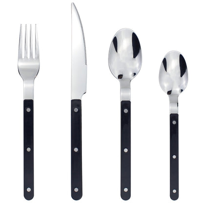 4 Set ABS Handle Stainless Steel Flatware