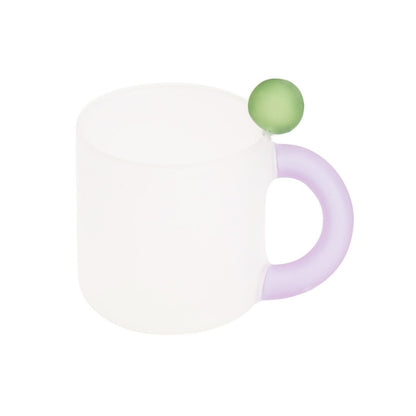 Frosted Candy Handle Mug