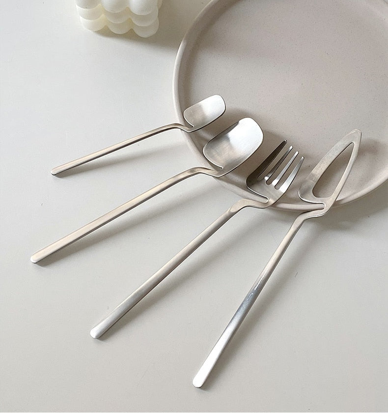 4 Set Hinged Stainless Steel Flatware