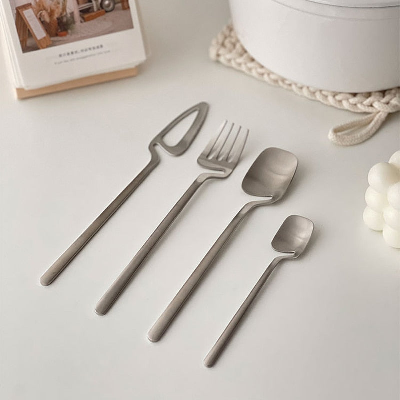 4 Set Hinged Stainless Steel Flatware